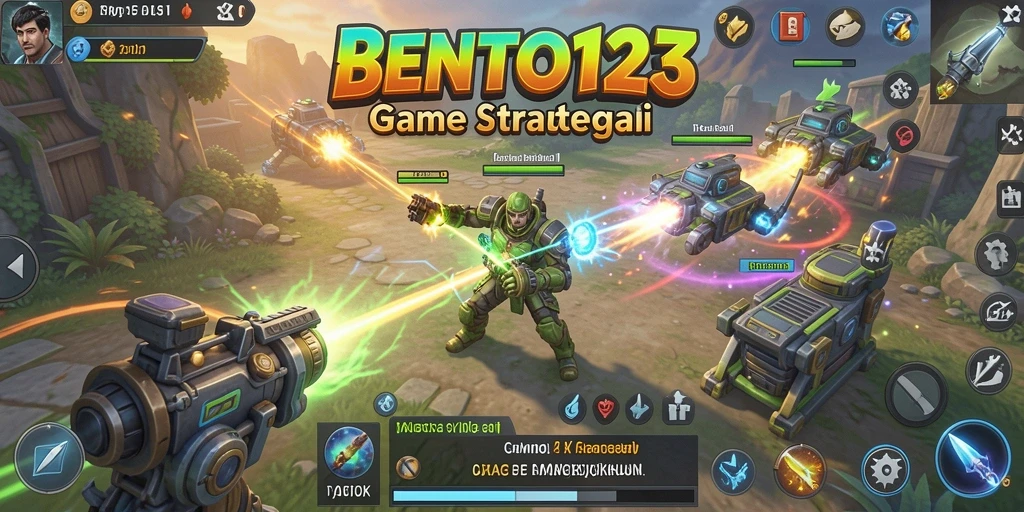 Tangkapan layar BENTO123 menampilkan aksi pertempuran yang intens dan strategi yang rumit.