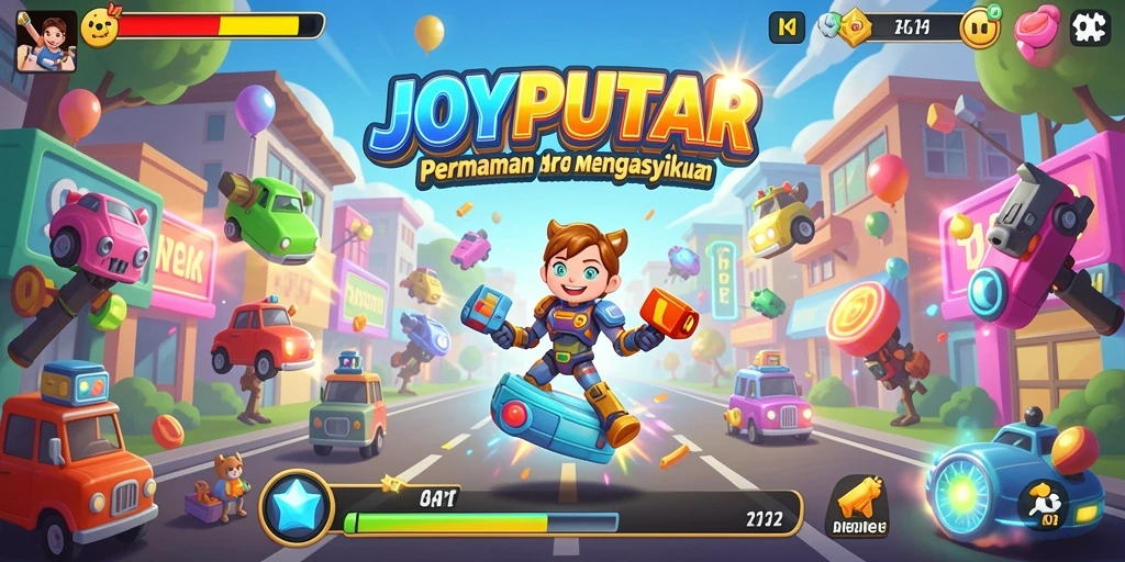 Tampilan gameplay yang seru dan menantang dalam JOYPUTAR.