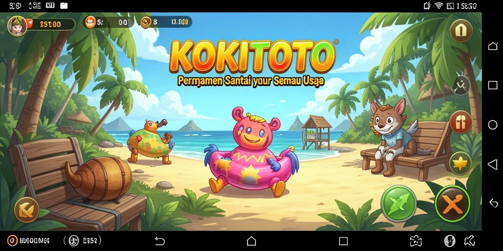 Tangkapan layar gameplay KOKITOTO yang seru dan menantang.