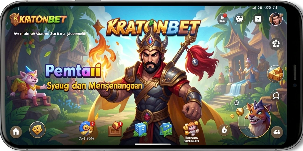 Tampilan gameplay KRATONBET yang seru dan menawan.